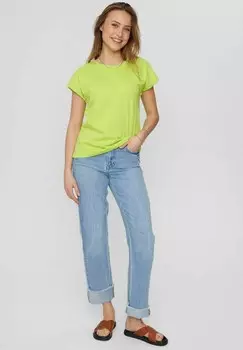 Простая футболка BEVERLY-NOOS Nmph, зеленый