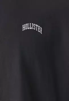 Простая футболка BOXY RINGER Hollister Co., черный