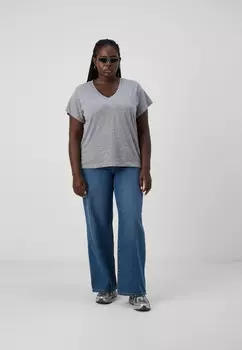 Простая футболка BOXY V NECK TEE Levi's, серый