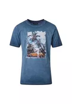 Простая футболка Casamoda, синий