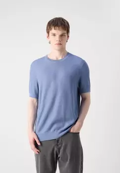 Простая футболка DALON BOSS, синий