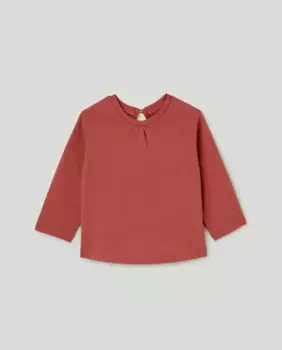 Простая футболка для девочки Baby El Corte Ingls, коричневый