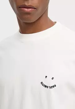 Простая футболка HAPPY REGULAR FIT PS Paul Smith, белый