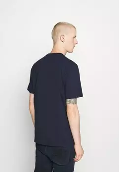 Простая футболка JAPANESE SUN UNISEX Edwin, темно-синий