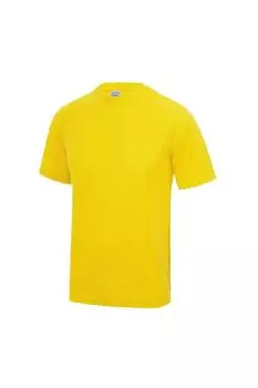 Простая футболка Just Cool Performance AWDis, желтый