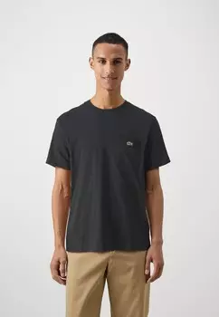 Простая футболка Lacoste, черный
