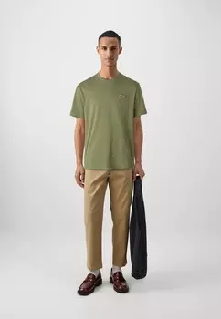 Простая футболка Lacoste, цвет Khaki