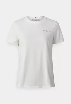 Простая футболка MINI LOGO Tommy Hilfiger, белый