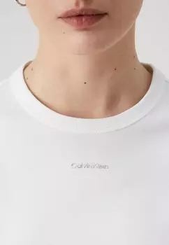 Простая футболка NANO LOGO SLIM Calvin Klein, белый