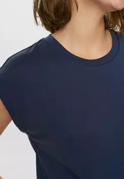 Простая футболка NULIZY Nmph, синий