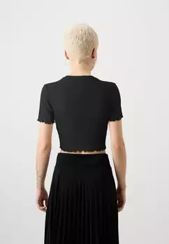 Простая футболка ONLJANIE SHORT BOX ONLY Petite, черный