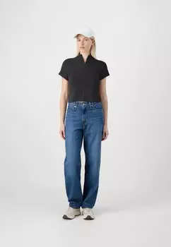 Простая футболка ONLLIVE LOVE ZIP TOP ONLY, черный