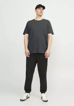 Простая футболка PLUS SIZE EINFARBIG Jack & Jones, крапчатый темно-серый