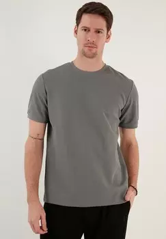 Простая футболка REGULAR FIT Buratti, цвет Light Khaki