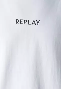 Простая футболка Replay, белый
