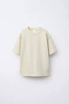 Простая футболка с этикеткой ZARA, зеленый