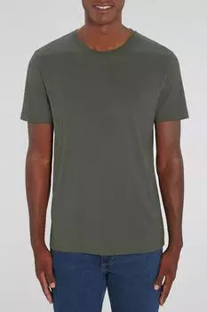 Простая футболка с круглым вырезом British Boxers, хаки