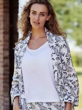 Простая футболка с круглым вырезом British Boxers, белая