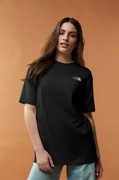 Простая футболка с куполом оверсайз The North Face, черный