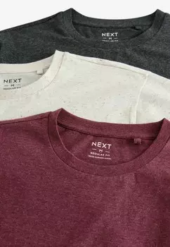 Простая футболка STAG 3 PACK REGULAR FIT Next, белый