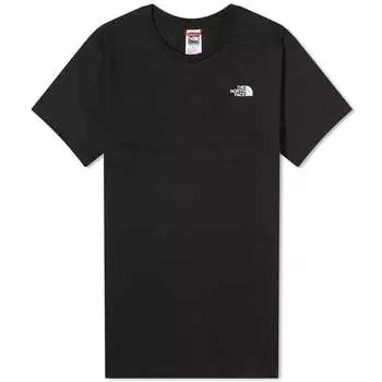 Простая футболка The North Face с куполом, черный