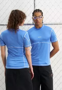 Простая футболка UNISEX YOURTURN, синий