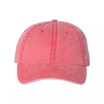 Простая кепка, окрашенная пигментом Sportsmans Supply, красный