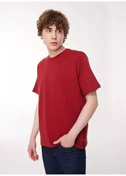 Простая красная мужская футболка с круглым вырезом A9437-0003_CLASSIC RELAXED TEE SUN- Levis, красный