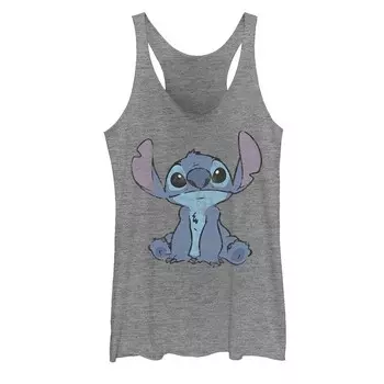 Простая майка с потертостями для детей Disney's Lilo & Stitch Licensed Character, цвет Gray Heather