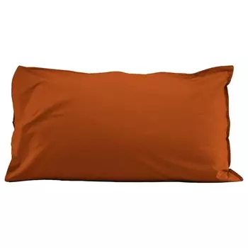 Простая наволочка из хлопкового перкаля - Arianna Fazzini, цвет Copper