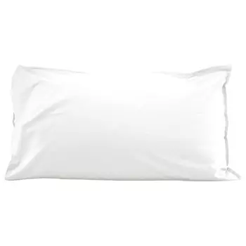 Простая наволочка из хлопкового перкаля - Arianna Fazzini, цвет Bianco