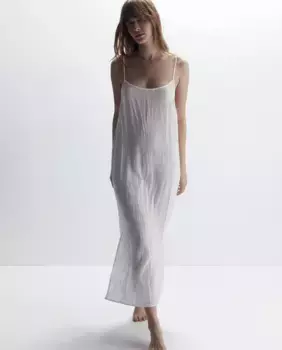 Простая ночная рубашка Sfera, белый