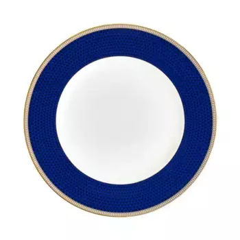 Простая обеденная тарелка Hibiscus Wedgwood, синий