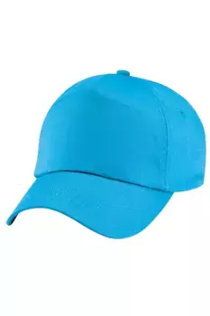 Простая оригинальная бейсболка с 5 панелями Beechfield, синий