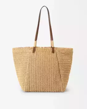 Простая открытая сумка через плечо в стиле шоппер Parfois, коричневый