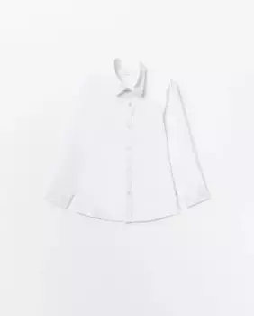 Простая оксфордская рубашка Sfera, белый