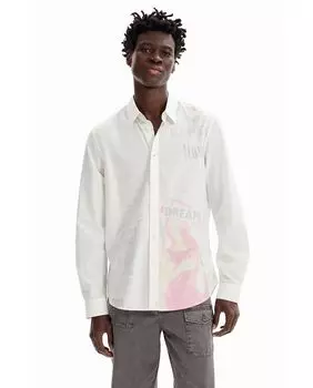 Простая рубашка с карманами Desigual, белый