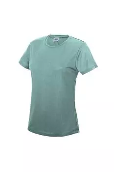 Простая спортивная футболка Just Cool AWDis, зеленый
