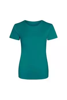 Простая спортивная футболка Just Cool AWDis, зеленый