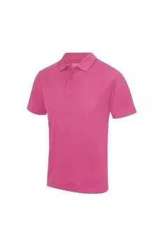 Простая спортивная рубашка-поло Just Cool AWDis, розовый