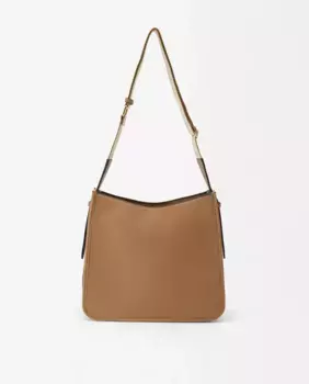 Простая сумка через плечо с внешним карманом и магнитной застежкой Parfois, коричневый