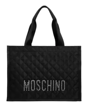 Простая сумка на молнии Moschino, черный
