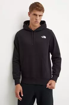 Простая толстовка с куполом The North Face, черный