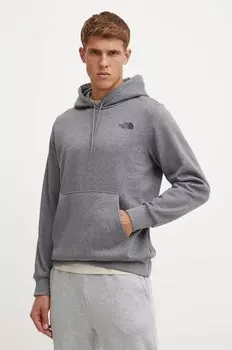 Простая толстовка с куполом The North Face, серый