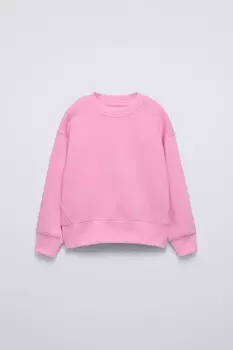 Простая толстовка ZARA, розовый