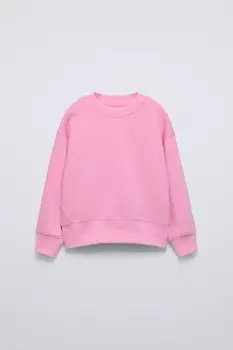 Простая толстовка ZARA, розовый