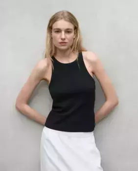 Простая женская майка Ecoalf, черный