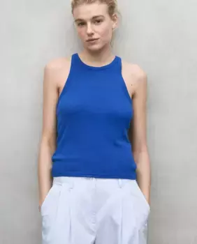 Простая женская майка Ecoalf, синий