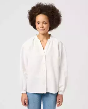 Простая женская рубашка с длинным рукавом Wrangler, белый