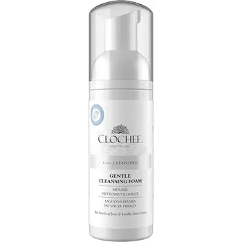 Просто органическая мягкая очищающая пенка, 100% натуральная, с алоэ вера и натуральными экстрактами, 150 мл, Clochee